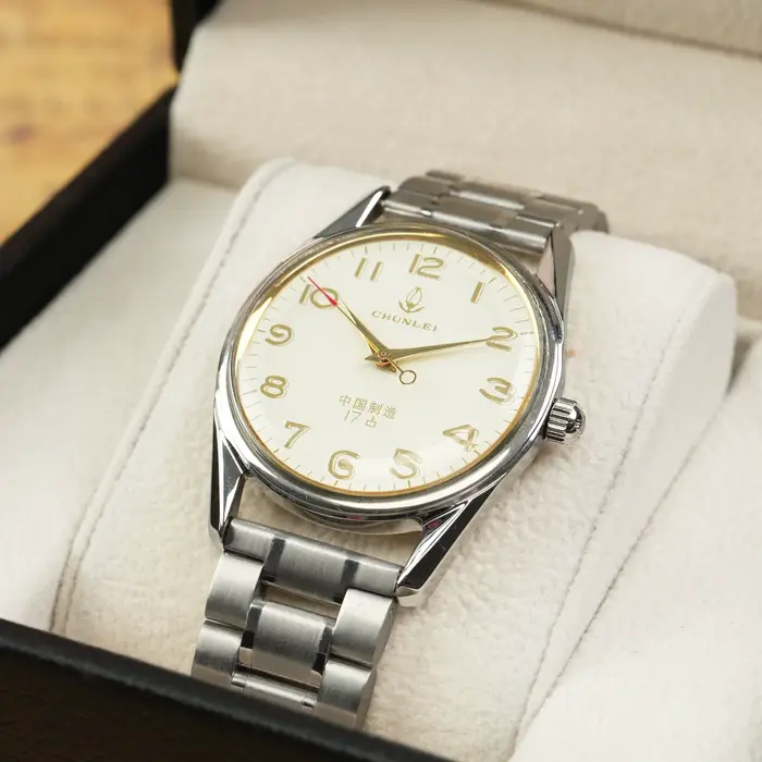 Shanghai Diamond-Montre mécanique à remontage manuel pour homme, cadeau rétro, marque authentique, v