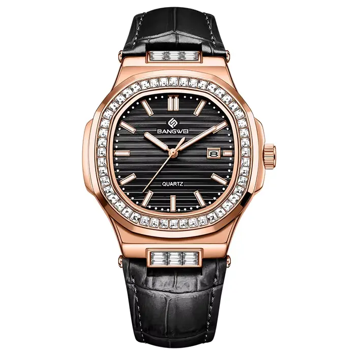 Montres de couple LIGE, nouvelle mode, date, étanches 30M, lumineuses, cadeau pour la Saint-Valentin