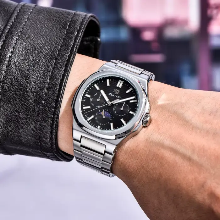 Montres à quartz BENYAR 5226 pour homme