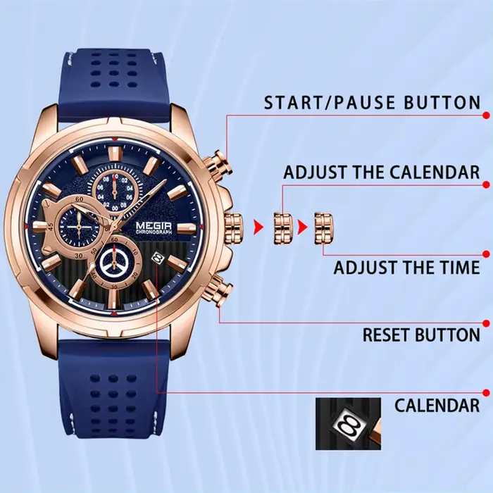 Nouvelles montres MEGIR pour hommes