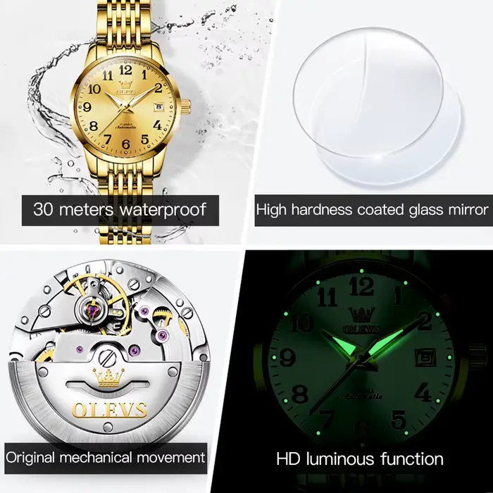 OLEVS 6666 femme montre mode Simple échelle numérique dames