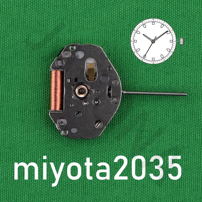 2035 mouvement miyota 2035 mouvement à quartz 3 aiguilles la moins chère 2035 mouvement montre 6 3/4