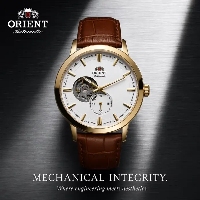 Montre mécanique automatique ORIENT Open Heart Skeleton avec petit cadran secondaire