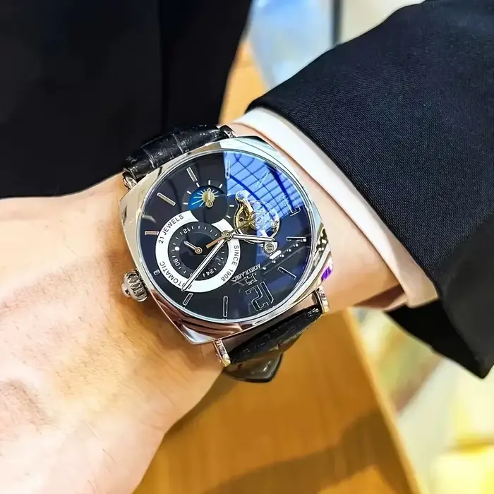Montre mécanique pour homme rétro | Élégant