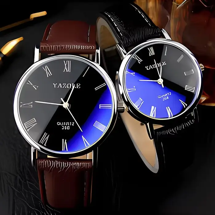 Montres-bracelets de mode pour hommes montres à Quartz analogiques