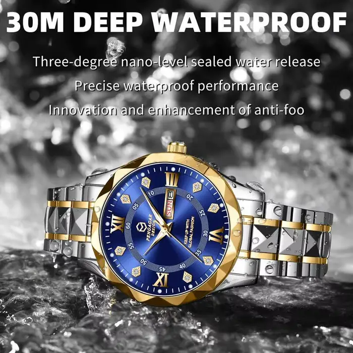 PENGAGAR Montre de sport de luxe pour homme