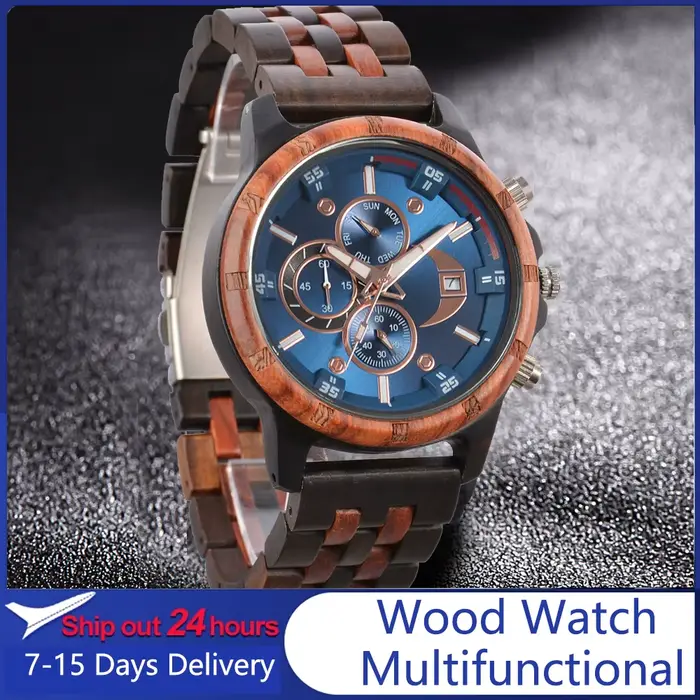 Montres en bois pour hommes