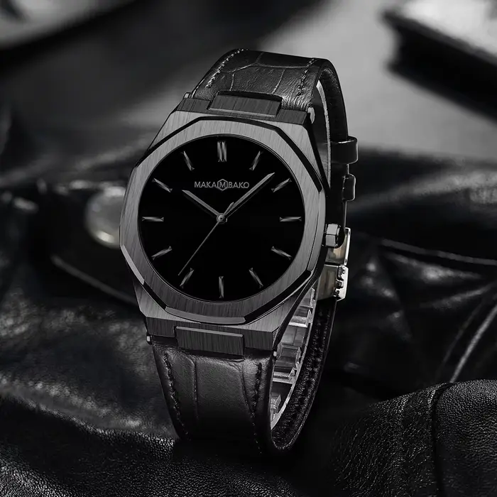 Montre d'affaires homme VA VA VOOM mouvement Miyota 2035 résistante à l'eau pour hommes occasions spéciales quartz élégante robuste à offrir