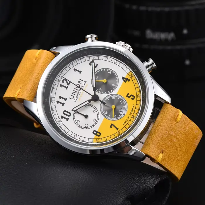 Montres de Marque Haut de Gamme pour Hommes - Nouvelle Collection - Chronographe Multifonction - Montre-Bracelet Tendance Affaires et Sport - Qualité AAA