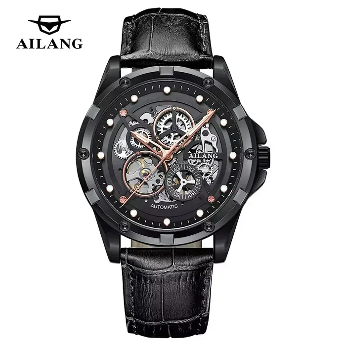 Montre homme Ailang entièrement automatique à mouvement mécanique