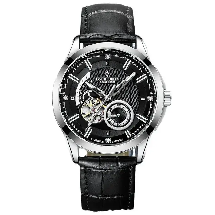 Montre automatique pour homme en acier inoxydable