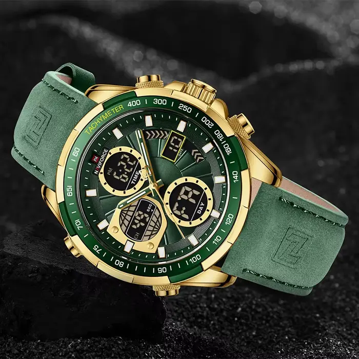 Nouveau NAVIFORCE montres pour hommes en cuir