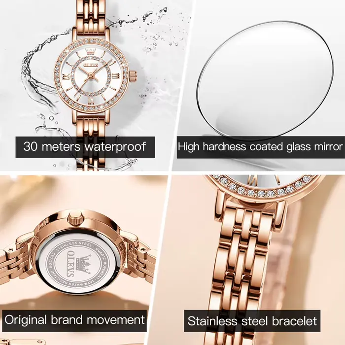 Montre en diamant pour femme