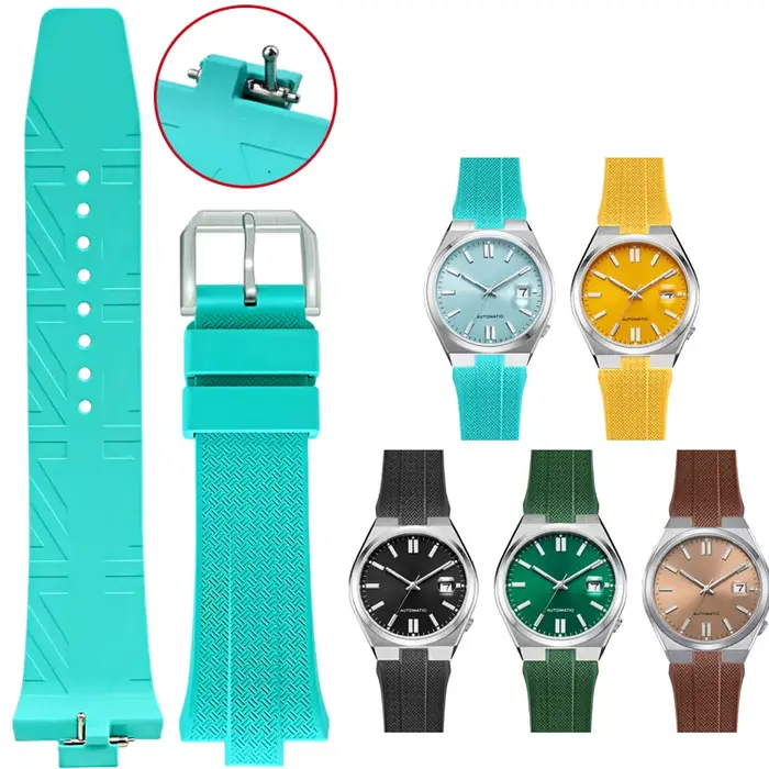 FKM Bracelet de montre en caoutchouc fluoré pour Citizen TSUYOSA Collection NJ0150 NJ0151ME bracelets