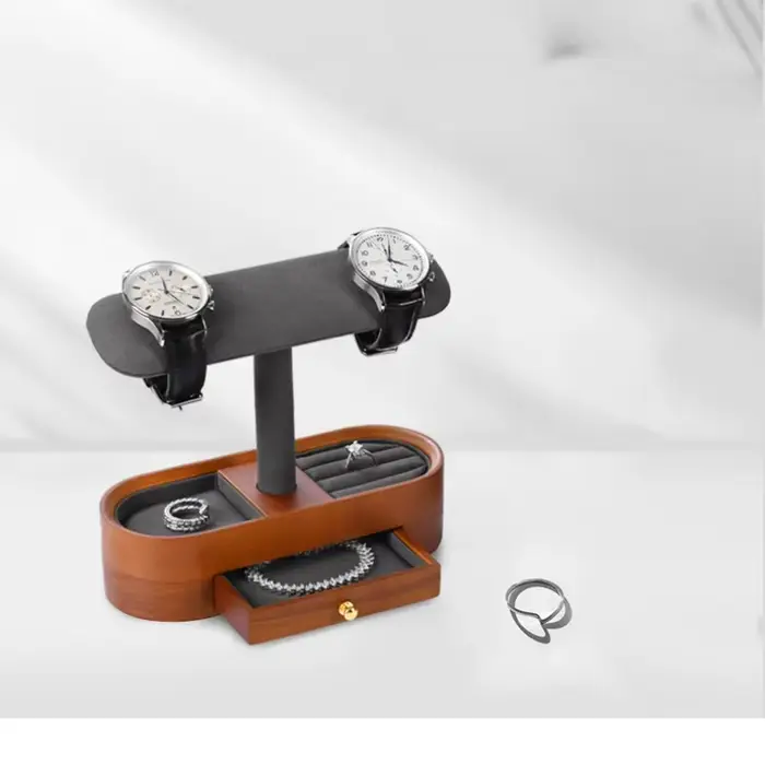 Boîte à bijoux en bois massif de haute qualité pour montres et bracelets, rangement personnalisable, style européen élégant, boîtier robuste et sécuritaire pour bijoux de valeur occasions spéciales