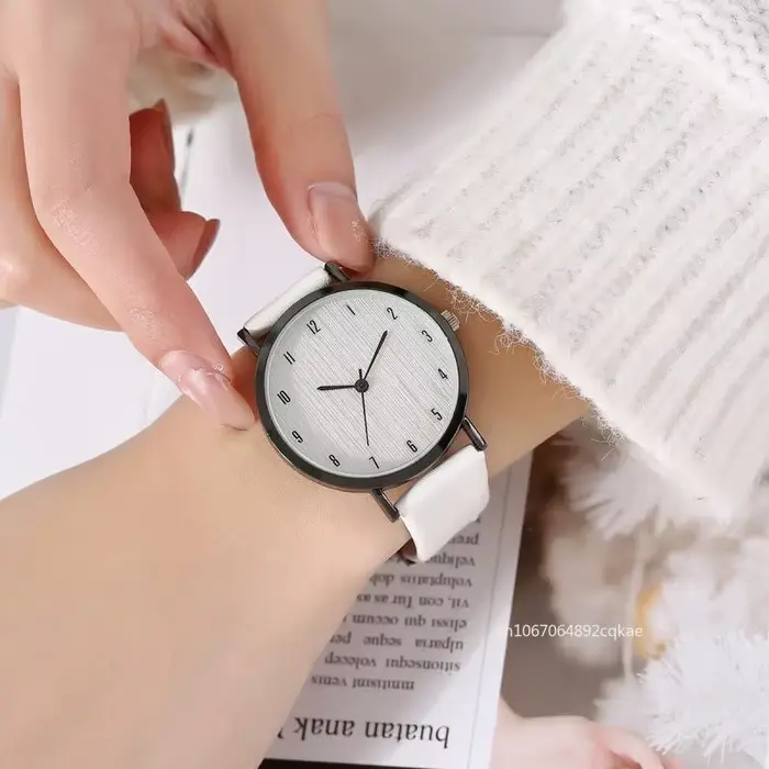 Zegarki Damskie-Montre analogique ronde pour filles