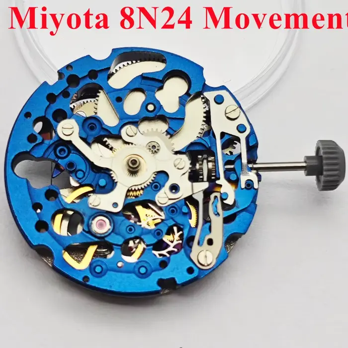 Miyota 8N24 mouvement mécanique automatique 21600 BHP mouvement de montre 21 bijoux mouvement automa