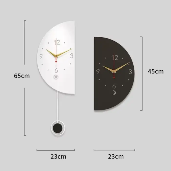 Horloges murales Double face pour salon