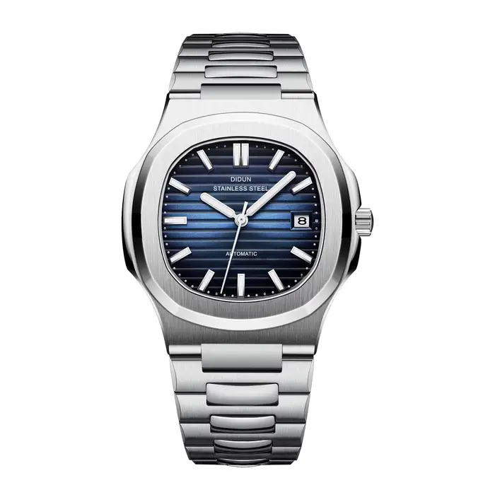 DIDUN – montre mécanique de luxe pour hommes, en acier inoxydable, or rose, mouvement Seagull, horlo