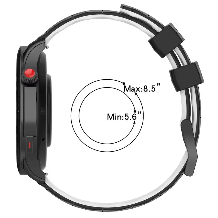 Bracelet en Silicone coloré pour montre intelligente Black Shark S1 Pro