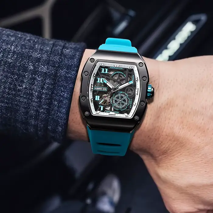 Mode hommes mouvement automatique montres pour homme Graffiti cadran Pagani Design Styles montre étanche montre-bracelet Relogio Masculino