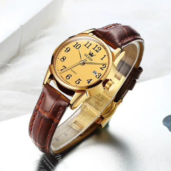 OLEVS Top marque montre à Quartz pour femmes 50M étanche GMT montres
