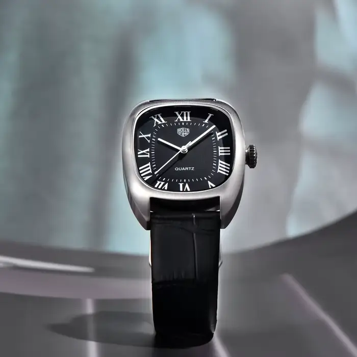 Nouvelles montres pour hommes Top marque de luxe montre à Quartz ovale