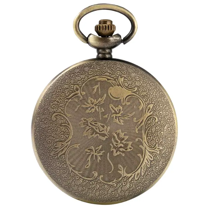 Montre de poche à Quartz Vintage pour hommes et femmes