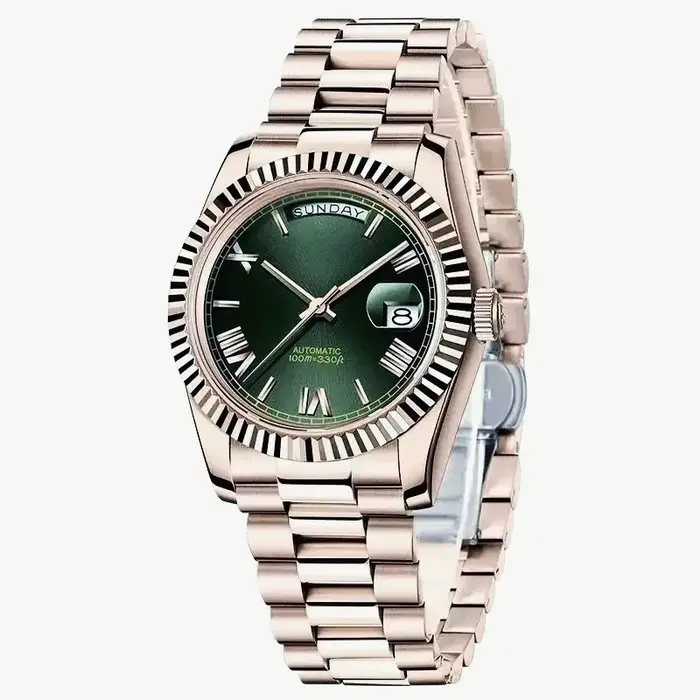 Montres mécaniques automatiques de luxe unisexes 36 mm 40 mm avec fonction jour et date