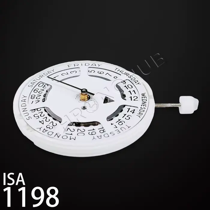 Accessoires tout nouveau mouvement de montre à quartz suisse ISA 1198 avec batterie 927