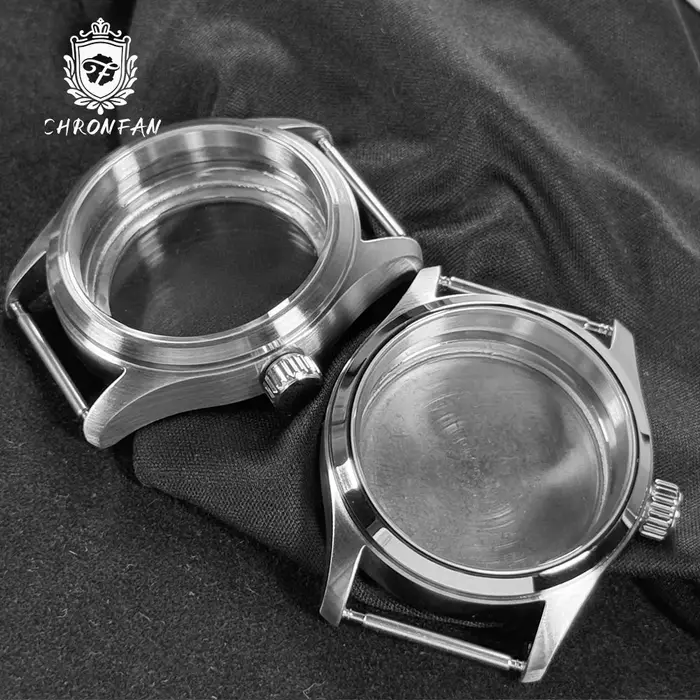 CHRONFAN pilote petit Prince 36/39mm verre arqué boîtier en acier inoxydable brossé