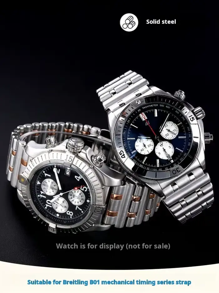 Bracelet de montre en acier inoxydable pour homme