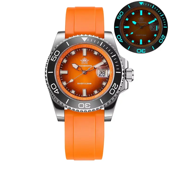 ADDIESDIVE nouvelle montre de plongée AD2089 pour hommes 41mm lunette en céramique BGW9 lumineux 200