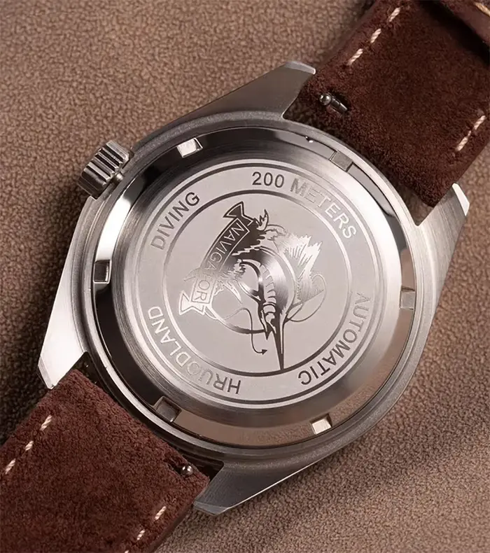 Hruodland 2026 nouvelle montre mécanique automatique rétro pour homme