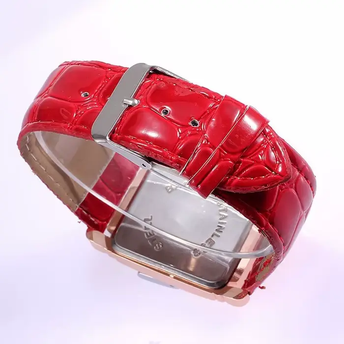 Montre JBAILI en acier inoxydable rose avec bracelet résistant à l'eau pour femmes occasions spéciales simple et élégante quartz