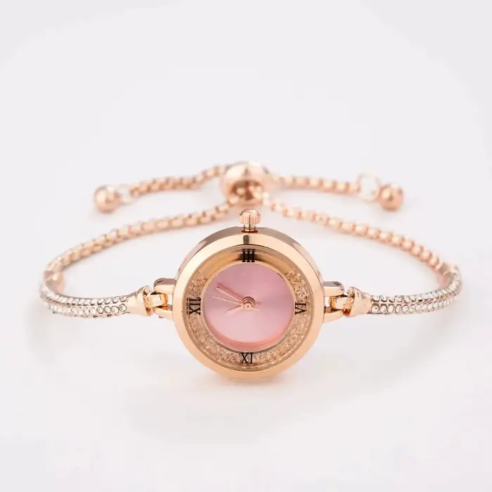 Mode femme montre-Bracelet Bracelet en or petit cadran élégant nouvelle montre belle