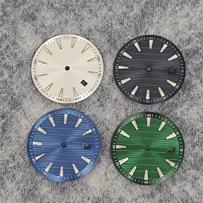 Cadran de montre à calendrier unique pour hommes