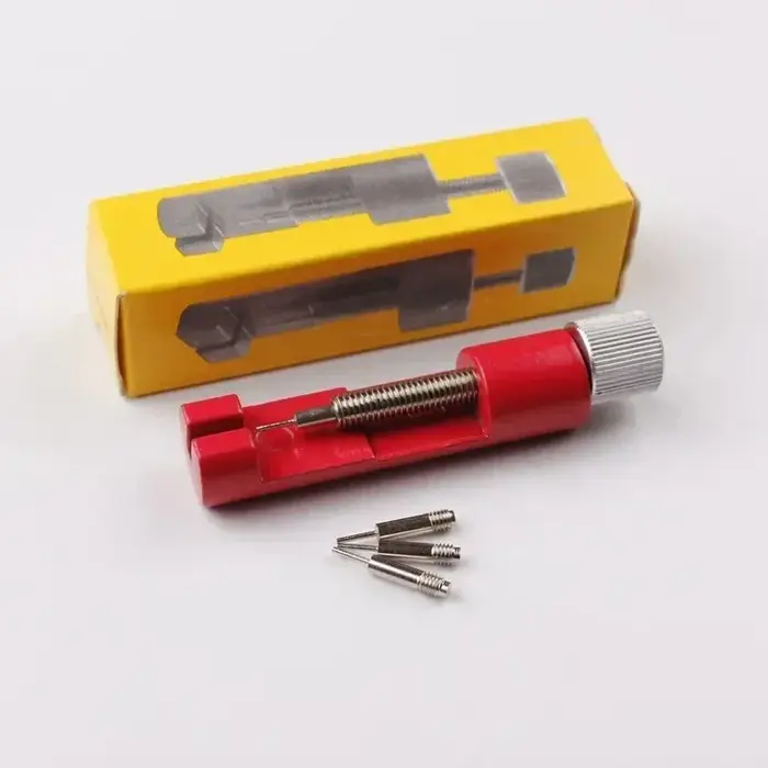 Outil de réparation de montres en métal réglable pour bracelet de montre