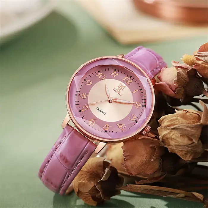 Mode Vert Montre Femmes Affaires 2025 Montre à quartz numérique Montre cadeau d’horloge pour femmes