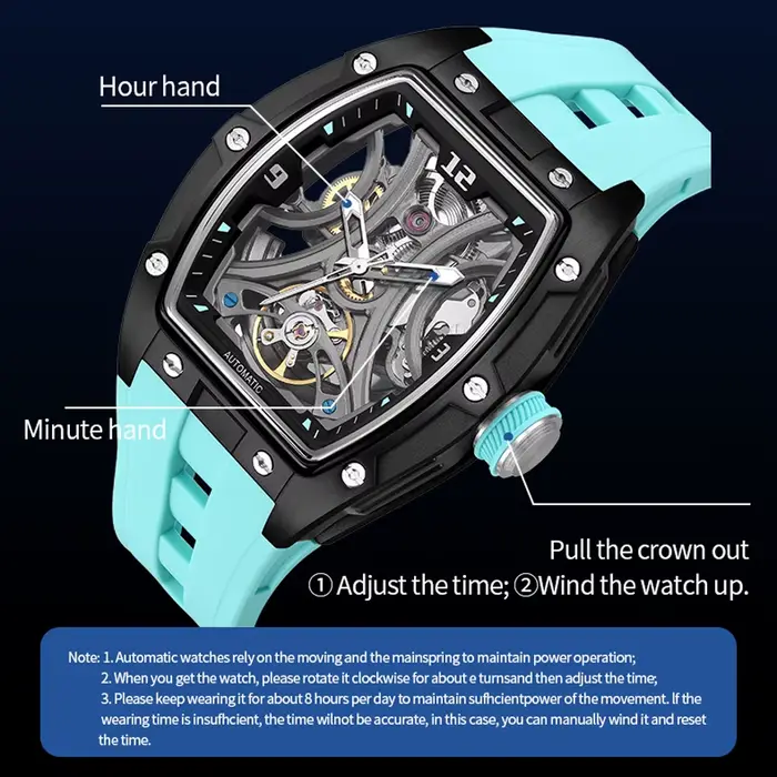 MEGIR 2026 Nouvelles montres automatiques mécaniques pour hommes