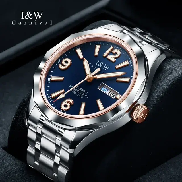 Montres de luxe en tungstène I&W pour hommes