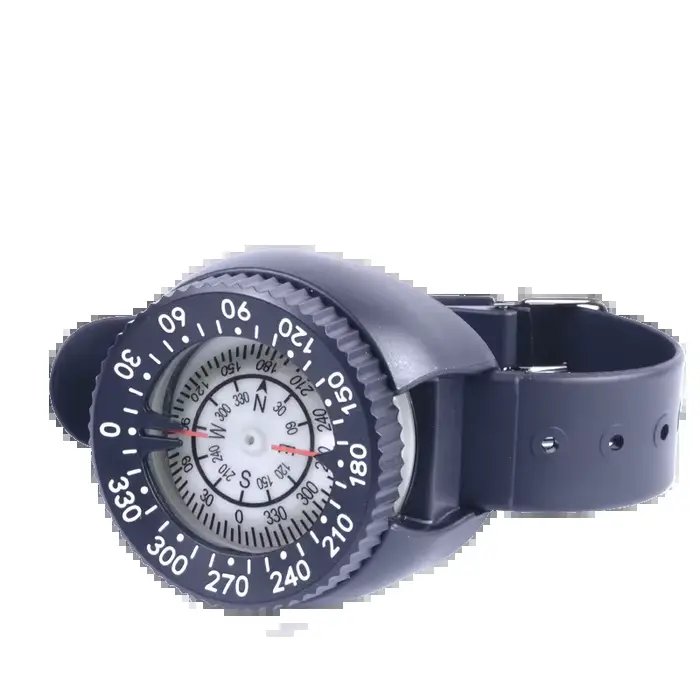 Montre de plongée professionnelle étanche avec boussole, lumière nocturne réglable, idéale pour le s