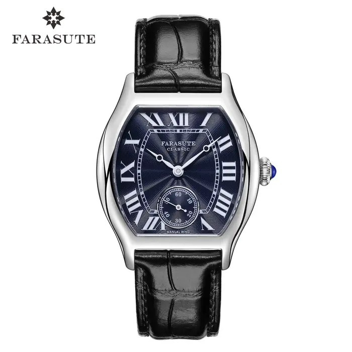 Montres mécaniques manuelles personnalisées FARASUTE 36 mm rétro Hangzhou