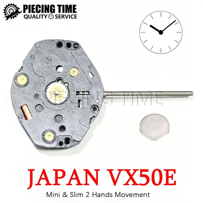 Mouvement à quartz japonais VX50 VX50E