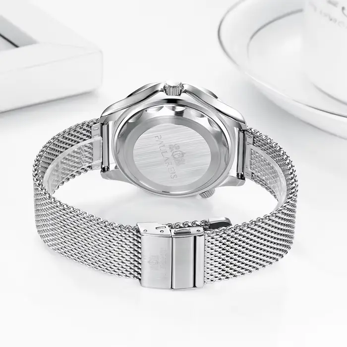 Montre d'affaires classique pour hommes montres mécaniques automatiques haut de gamme de luxe en acier inoxydable