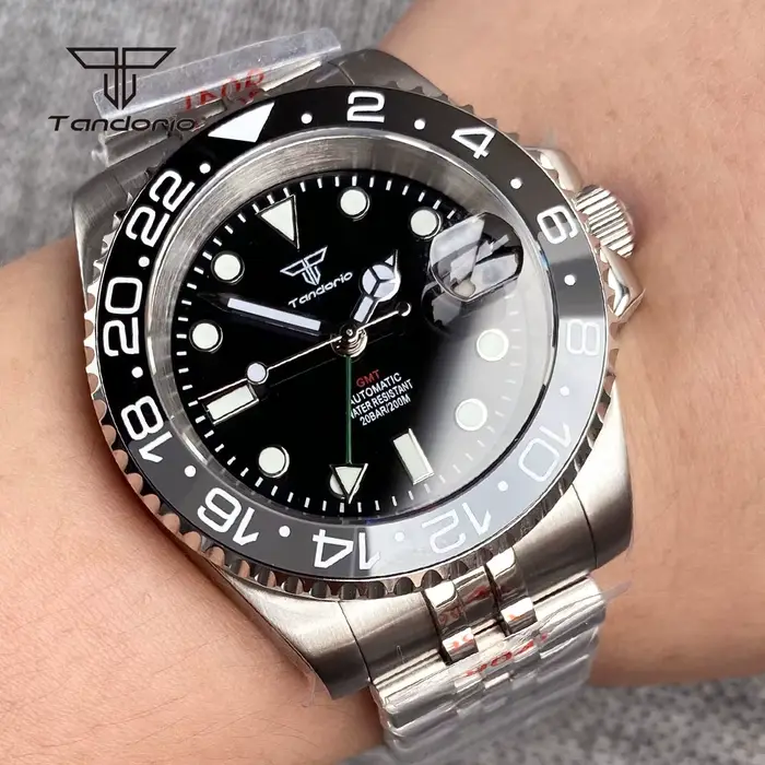 Montre Tandorio Gstuff Mécanique pour Homme Style Mode et Décontracté Résistante à L'Eau Occasions Spéciales Plongée et Vie Quotidienne