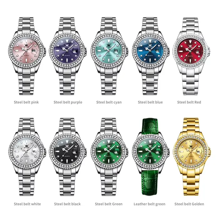 Montres OLEVS 9945 élégantes et originales pour femme