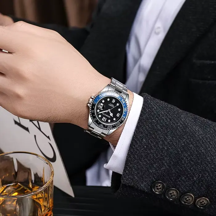 2024 nouveauté mode montres à Quartz hommes montre-bracelet 1 pièces montre de Sport