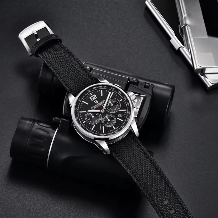 PAGANI DESIGN Montre à quartz pour homme 41 mm
