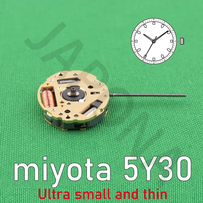 Mouvement à quartz japonais Miyota 5Y30 Petit